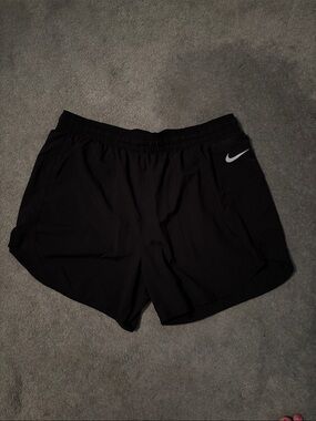 Nike Black running Shorts with Reflective Swoosh
